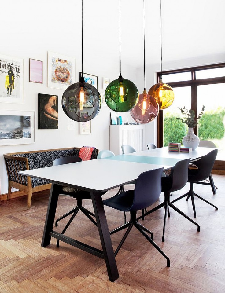Creatively Fun ways to Light up the Dining Room1